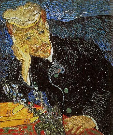 Vincent Van Gogh Portrait of Dr. Gachet was sold for 82.5 million US dollars china oil painting image